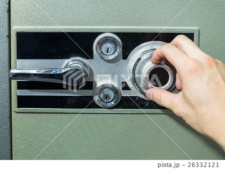 Hand rotate safe lock security 26332121