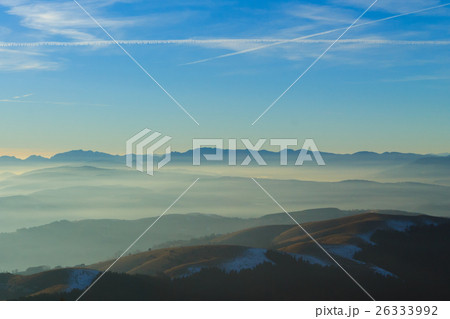 Mountains top on blue sky 26333992