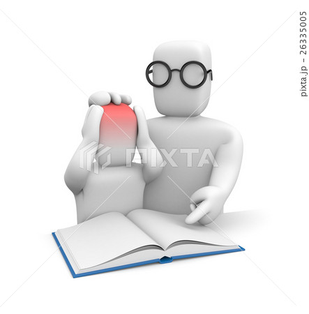 Student with a headache and teacher 26335005