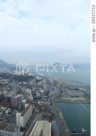 海峡ゆめタワーから見下ろした下関 海峡ゆめタワーから見下ろした下関 26337712