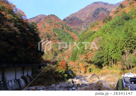 別府峡の秋風景 26341147