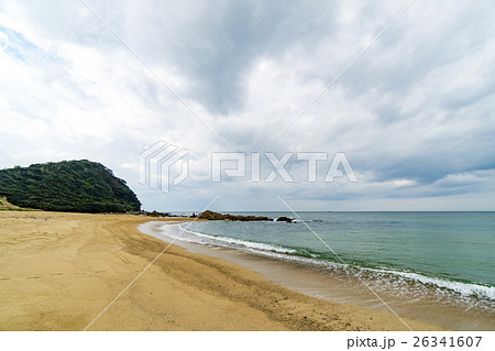 幣の浜の写真素材