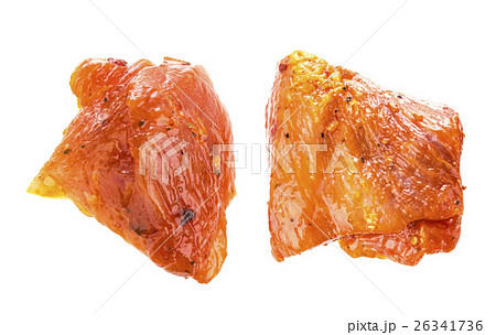 Raw pork isolated on white background. 26341736