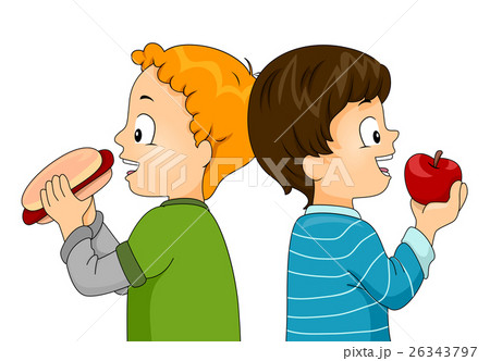 Kids Apple Hotdog Sandwich 26343797