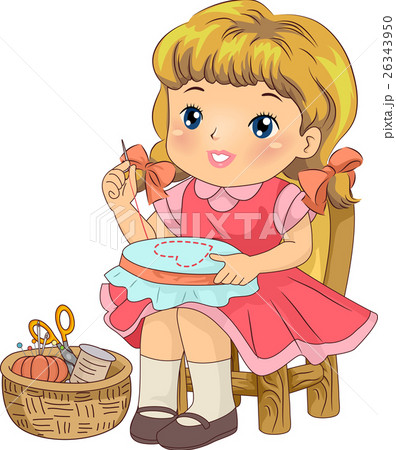 Kid Girl Doll Embroidery Frame Kid Girl Doll Embroidery Frame 26343950