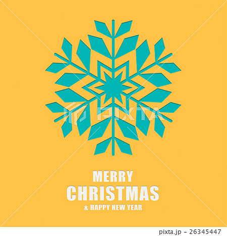 Christmas and New Year greeting card. 26345447