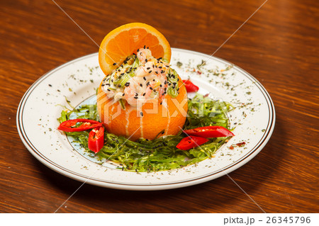 Stuffed with shrimp orange Stuffed with shrimp orange 26345796