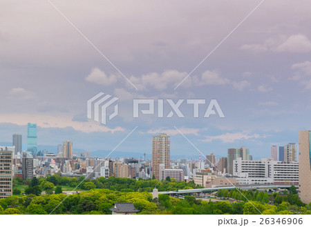 Cityscape and Skyline of Osaka city in Japan 26346906