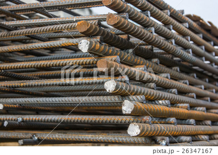 Stack of construction armature Stack of construction armature 26347167