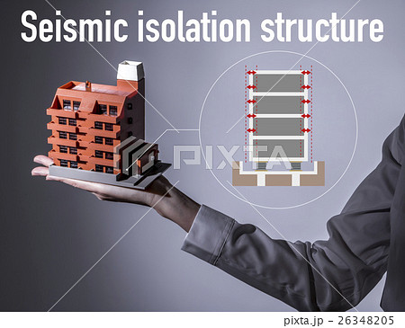 免震構造ビルイメージ 26348205
