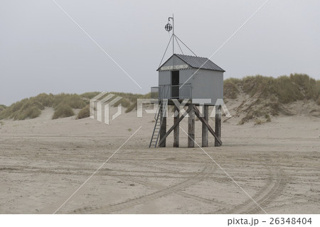 Famous sea cottage on Terschelling in Netherlands Famous sea cottage on Terschelling in Netherlands 26348404