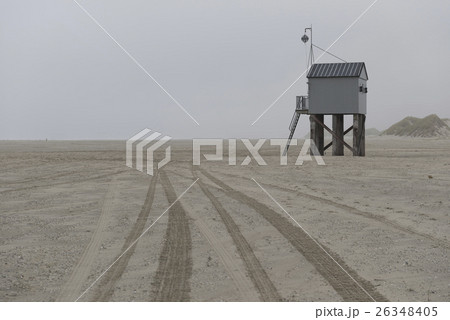 Famous sea cottage on Terschelling in Netherlands Famous sea cottage on Terschelling in Netherlands 26348405