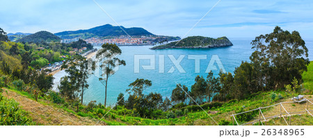 Lekeitio town coastline, Biscay, Spain. Lekeitio town coastline, Biscay, Spain. 26348965