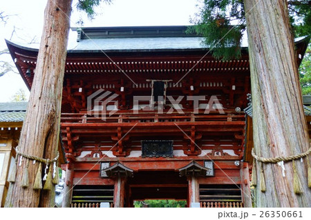 信濃三十三観音  金峰山 牛伏寺（第二十七番札所）山門 26350661