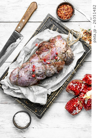 Raw veal in spices Raw veal in spices 26351482