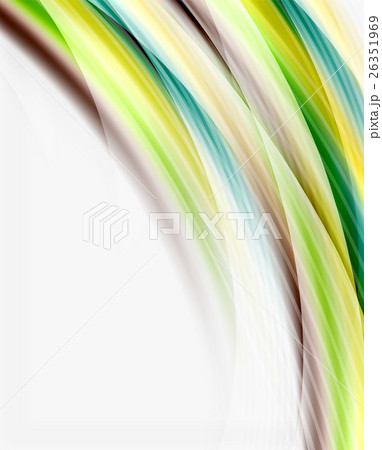 Translucent vector wave line, business or 26351969