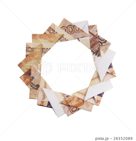 Christmas wreath origami 26352089