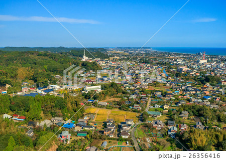 いすみ市 大原付近を空撮 26356416