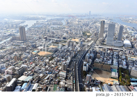 大阪市港区を空撮 26357471