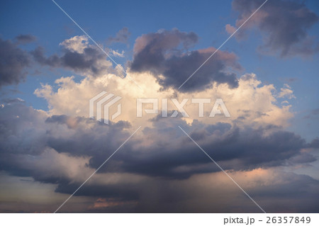Clouds in sky at dusk 26357849
