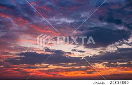 Multi colored dramatic sky 26357890