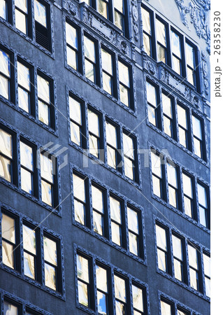 USA, New York, New York City, Facade of apartment 26358230