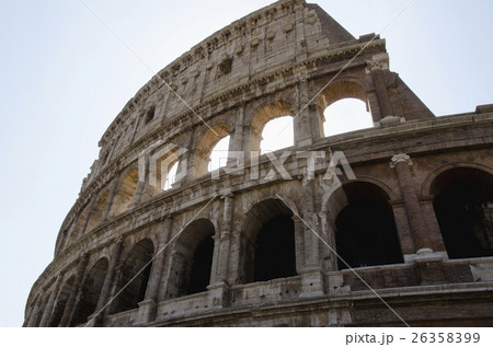 Italy, Rome, Clear sky over Colosseum Italy, Rome, Clear sky over Colosseum 26358399