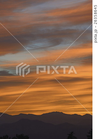 USA, Colorado, Denver, Sky over Front Range at dusk 26358645