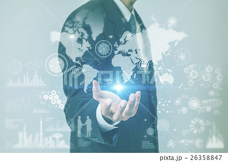 グローバルビジネスイメージ 26358847