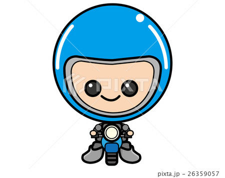 ライダーのイラストのイラスト素材