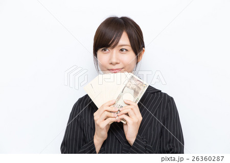 大金を持つ女性 26360287