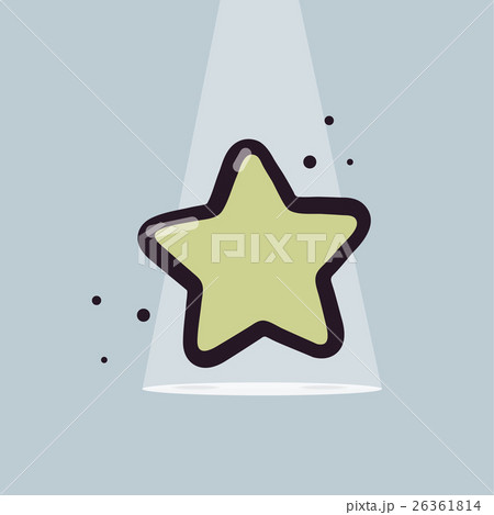 Lucky star cartoon style. Modern vector 26361814