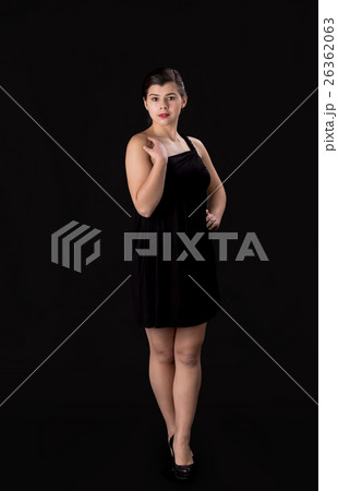Woman in black dress Woman in black dress 26362063