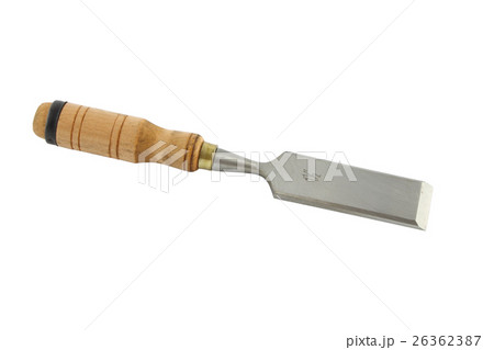 Wooden handler graver on white background. Wooden handler graver on white background. 26362387