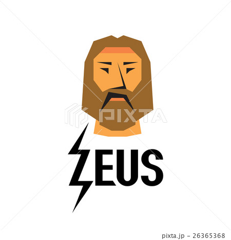 Zeus head logo with type 26365368