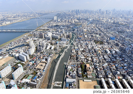 大阪市此花区を空撮 大阪市此花区を空撮 26365646