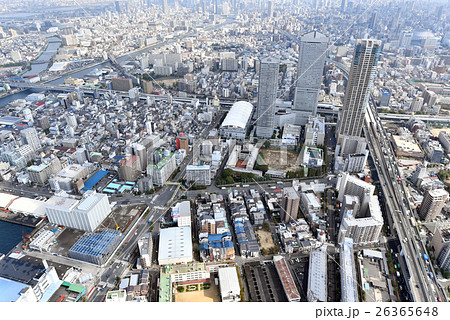 大阪市港区を空撮 26365648