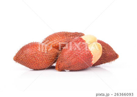 Salacca or zalacca tropical fruit on white  26366093