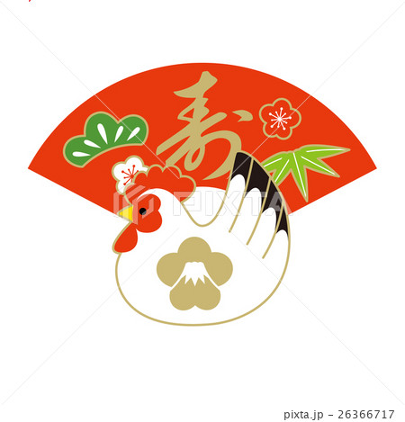 干支　酉年　イラスト（富士山） 26366717