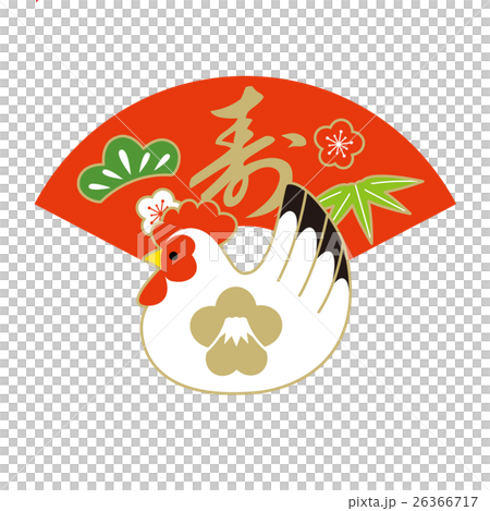 干支　酉年　イラスト（富士山） 26366717