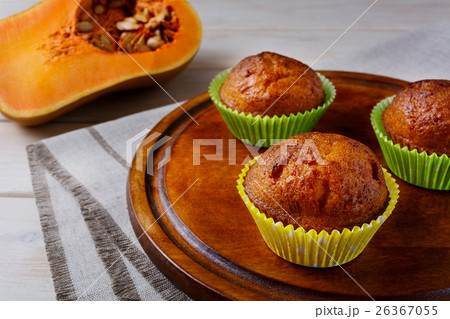 Homemade pumpkin muffins and butternut squash Homemade pumpkin muffins and butternut squash 26367055