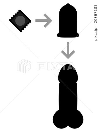 black silhouette of condom simple manual black silhouette of condom simple manual 26367185