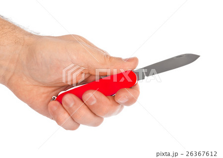 Hand with knife multitool Hand with knife multitool 26367612