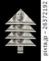 Prosperity  well-being. Christmas fur-tree dollar 26372192