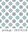 Abstract seamless pattern with geometric elements 26374116