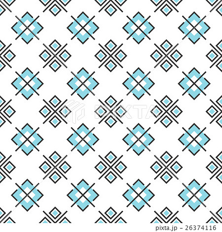Abstract seamless pattern with geometric elements 26374116
