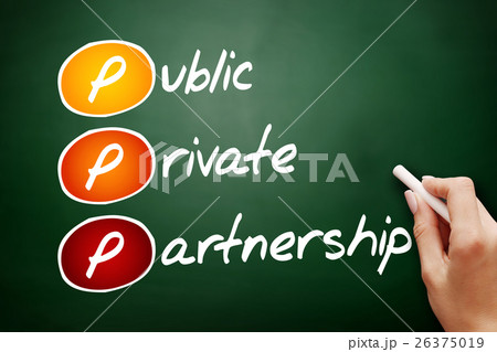 Hand drawn PPP - Public-private partnership 26375019