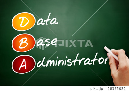 Hand drawn DBA - Database Administrator Hand drawn DBA - Database Administrator 26375022