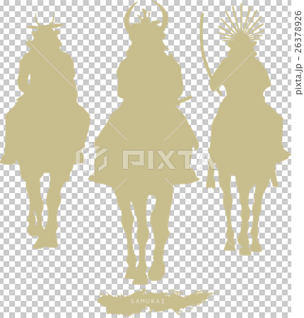 騎馬武者シルエット 騎馬武者シルエット 26378926