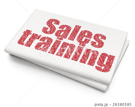 Marketing concept: Sales Training on Blank 26380585